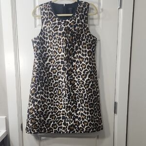 J. Crew Cheetah Print Mini Dress